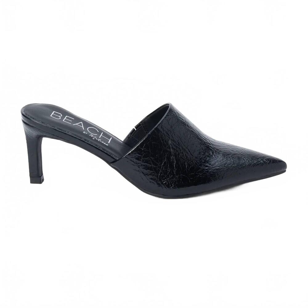 NEW BEACH BY MATISSE women's garret heeled mule in black